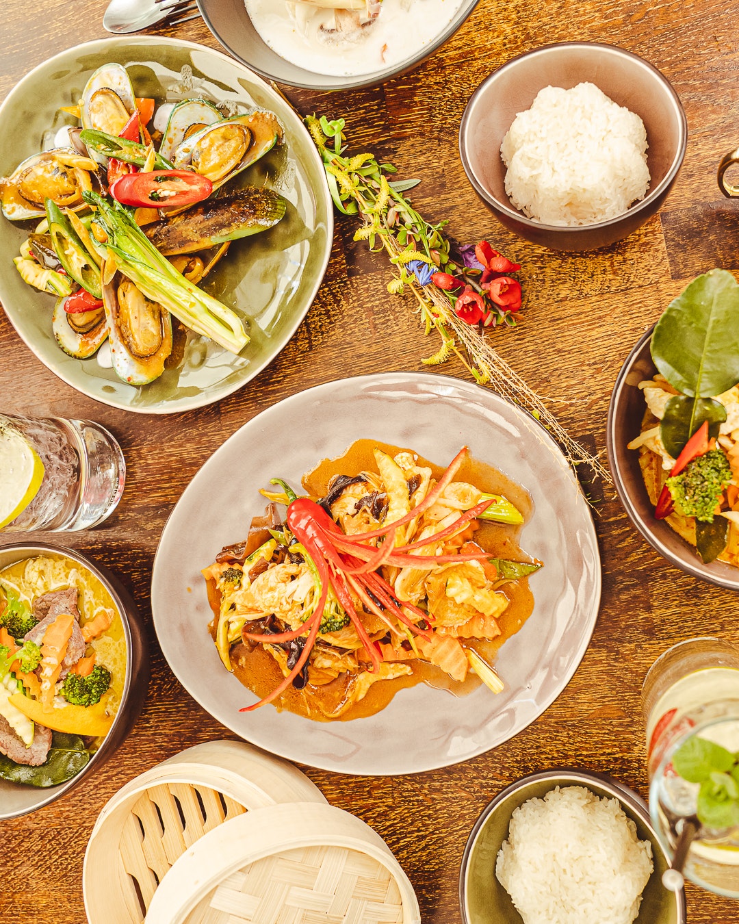 Thai Spezialitäten im Café-Restaurant 9b - Exklusiv von Panithan