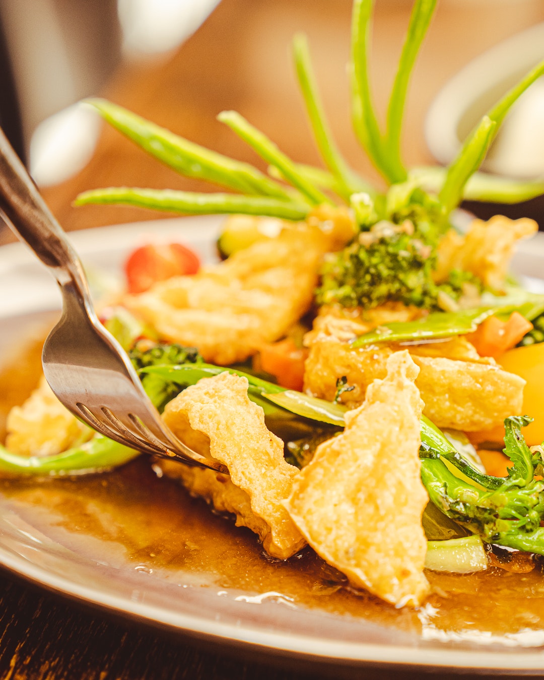 Frisch gekochte Thai Spezialitäten im Café-Restaurant 9b